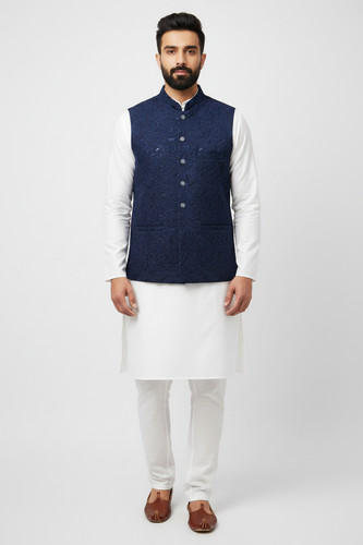 Gilet uomo paillettes ricamo