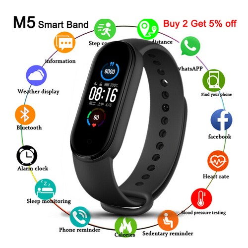 Bracciale smart band - m5,