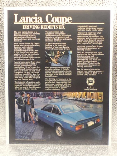 Pubblicità vintage lancia - pubblicità,