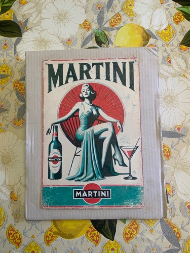 Insegna metallo martini - insegna,