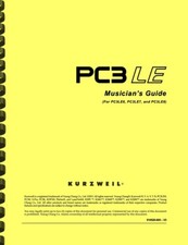 Kurzweil pc3le6 pc3le7 pc3le8 - pc3le6,