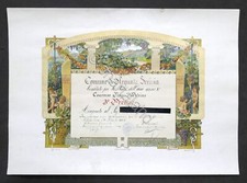 Arquata Scrivia Festa dell'Uva Diploma 3° Premio per vetrina di pasticceria 1932