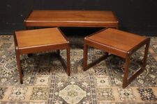 Stupendo lotto tris tavolini / tavoli / legno chiaro / Inghilterra / inglese /UK