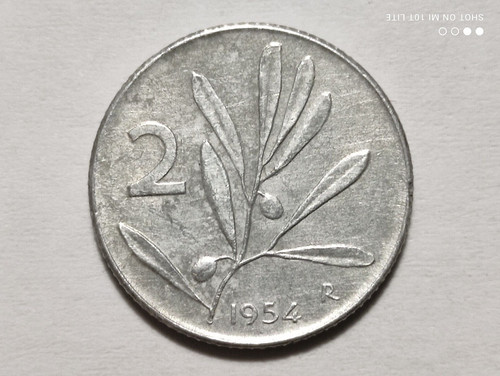 Moneta lire olivo - moneta,