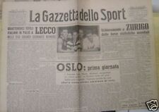 GAZZETTA SPORT SABATO 24/8/1946 OSLO [CL384]