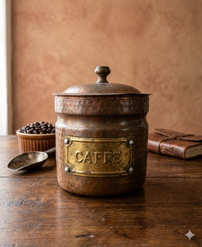 Contenitore rame ottone - contenitore,