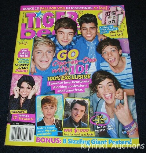 Tiger beat magazine - magazine, 2012