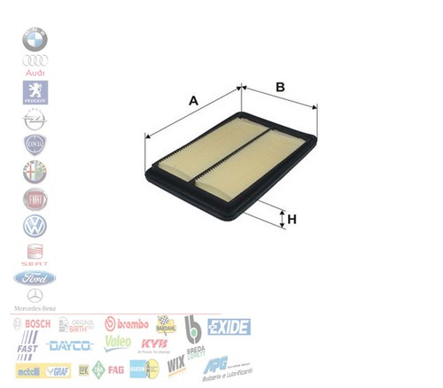 Filtro aria nissan qashqai - nissan,