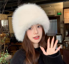 Cappello Invernale Pelliccia Donna ★ Caldo Russo ★ Paraorecchie Fox Sintetico ★