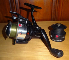 Mulinello da spinning vintage Abu Garcia Cardinal nero max, trascinamento posteriore, taglia 3, come nuovo
