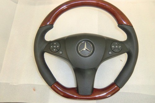 Volante legno mercedes w204 - volante,