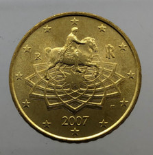 Repubblica Italiana  ITALIA RARO 50 CENTESIMI 2007 FDC 