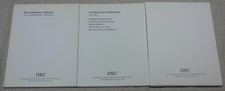 IWC warranty/instuctions booklets - cloth Spitfire Mark XVI Automatic ref.3255