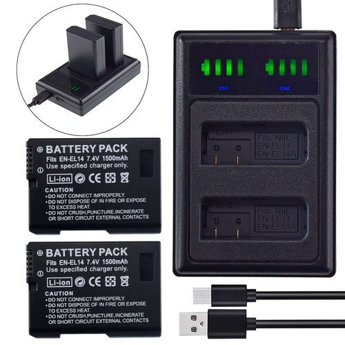 Batterie per nikon coolpix - 2,