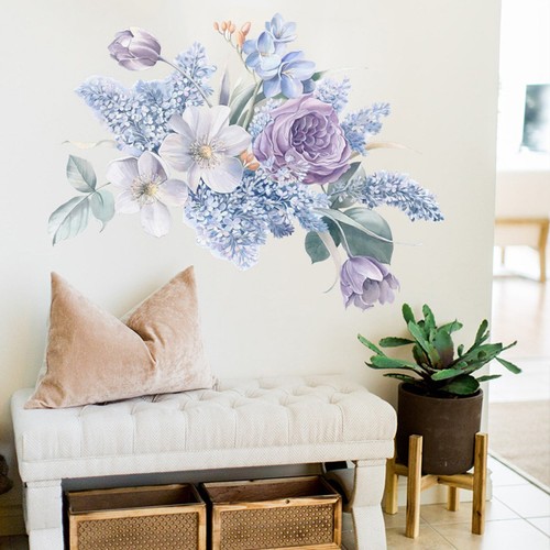 Stickers muraux violet - , pivoine
