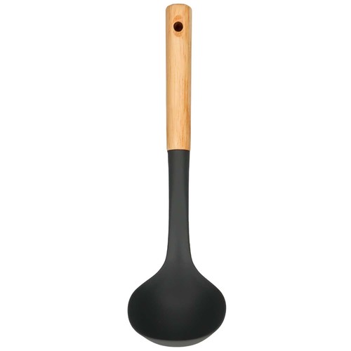 Mestolo con manico legno - con,