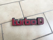 Logo stemma Scritta Turbo D Seat Toledo Targhetta Targa Badge Etichetta