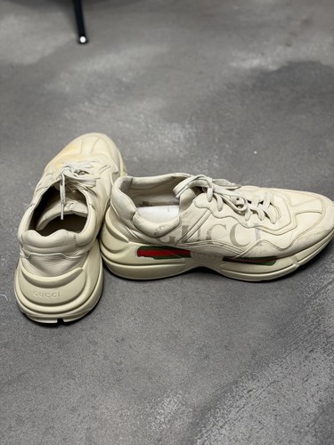 Sneakers gucci rhyton pelle - sneakers,