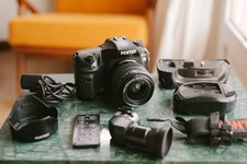 Pentax K K20D kit completo -