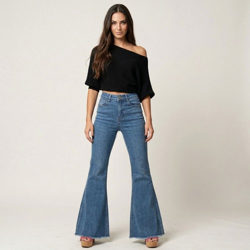 Jeans donna zampa larga - donna,