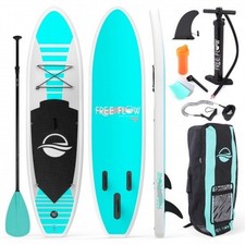SereneLife Stand Up Paddle Board Gonfiabile - Spessore 6 Pollici con Accessori e Borsa