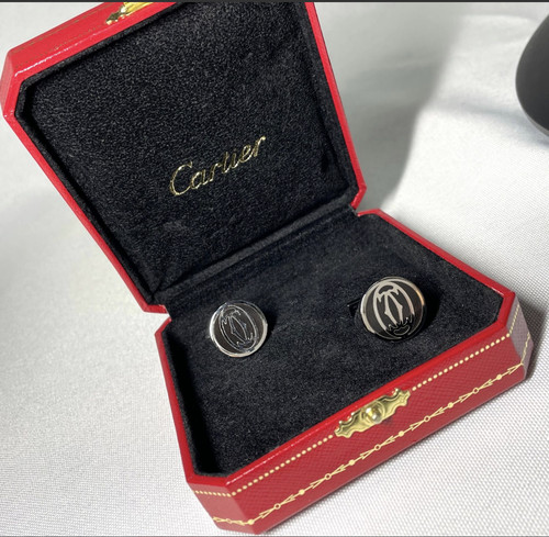 Gemelli cartier modello logo - cartier,