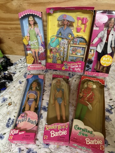 Lotto bambole barbie - lotto, 6