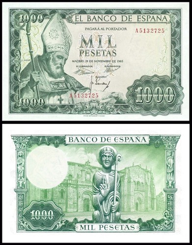 Facsimil billete 1000 pesetas - facsimil,