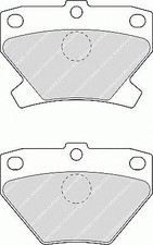 Kit Pastiglie Freni POSTERIORI Ferodo TOYOTA COROLLA Verso '02-'04 2.0 D-4D