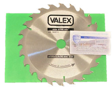 VALEX LAMA PER TAGLIO LEGNO PER SEGA CIRCOLARE MODELLO RSC180/80 LASER 1452711