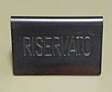 RISERVATO in acciaio inox per