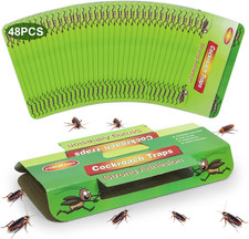 Set Di 48 Trappole per Scarafaggi, Prodotto Anti-Scarafaggio Verde, Efficace Con