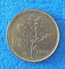 MONETA REPUBBLICA ITALIANA 20