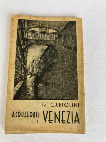 Cartoline acqueforti di - cartoline,