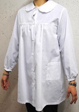 GREMBIULE SCUOLA BIANCO, DIVISA SCOLASTICA BIANCA, BAMBINO/A ASILO, ELEMENTARI