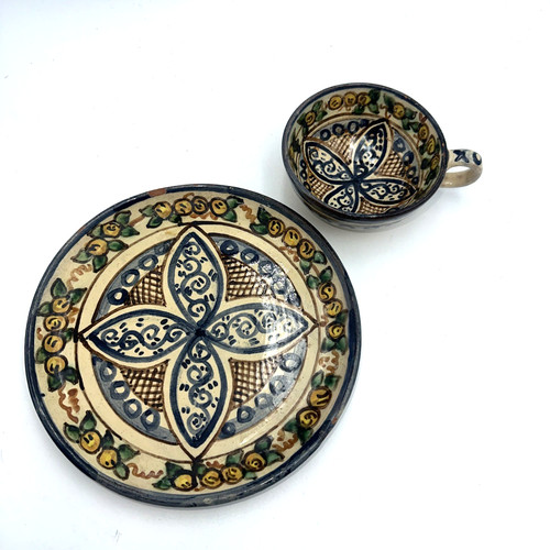 Set pezzi vintage maiolica - 2,