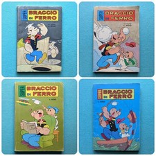 Lotto 4 Fumetti Super Braccio Di Ferro N. 52 + 59 + 85 + 104 Bianconi Metro