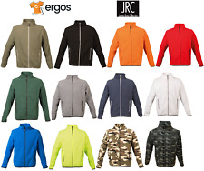 JRC METZ MAN Felpa in Pile da Uomo Con Zip intera Tasche Collo Alto Invernale