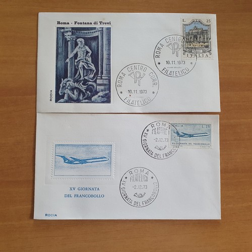 1973 fdc italia xv - fdc,