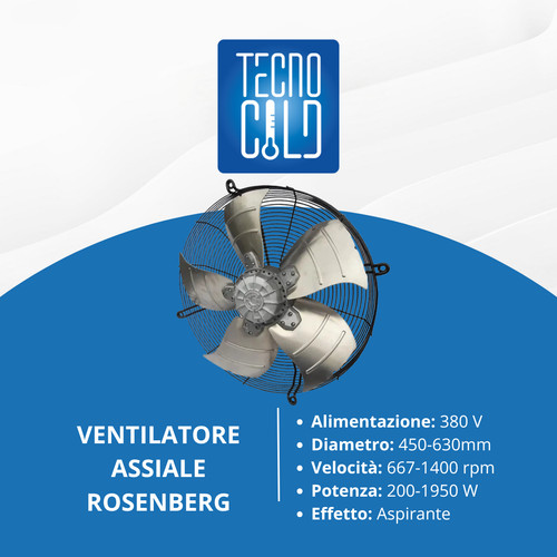 Ventilatore assiale con - assiale,