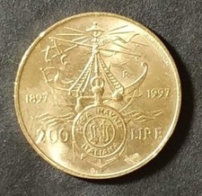 200 lire Repubblica Italiana