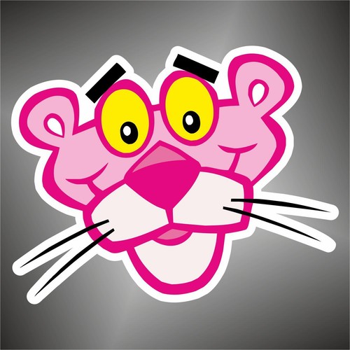 Adesivo cartoon pantera rosa - ,