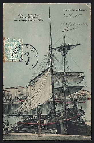 Cpa golfe juan cote - juan, d´azur