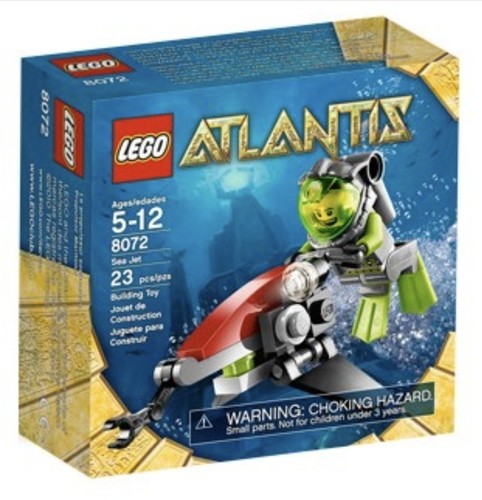 Lego atlantis subacqueo - atlantis, (8072)