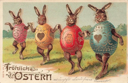 Cartolina pasqua allegri - cartolina,