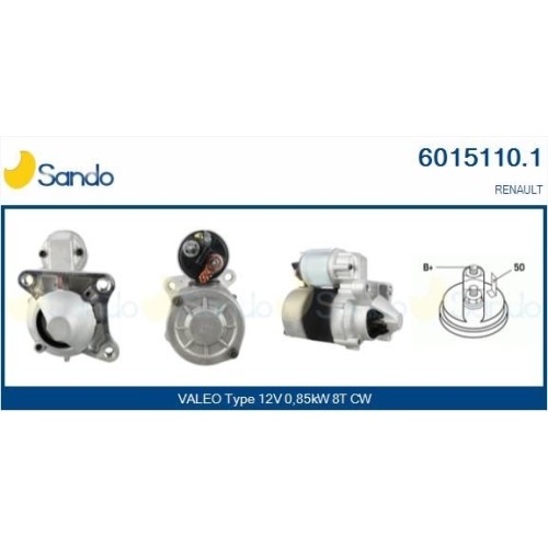 Motorino avviamento sando - d'avviamento,