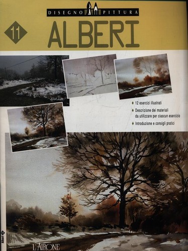 Disegno pittura alberi - pittura,
