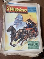 IL VITTORIOSO N°19 1954 VIGILI DEL FUOCO POMPIERI DI UN TEMPO E DI OGGI 
