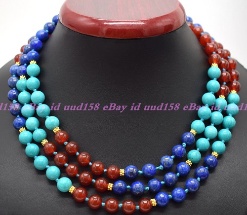 Collana perle pietre preziose