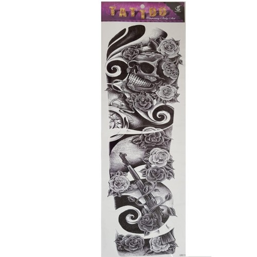 Tatuaggio temporaneo teschio